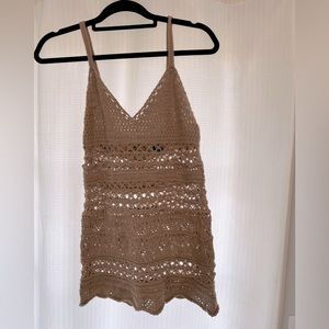Beautiful Brown Crochet Top
